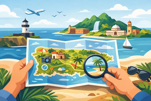 Reseña de mapa turístico impreso de Puerto Rico