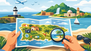 Reseña de mapa turístico impreso de Puerto Rico