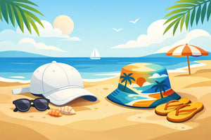 Gorra o bucket hat playero para tus días de playa