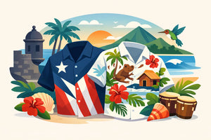 Reseña de camisas con diseño boricua