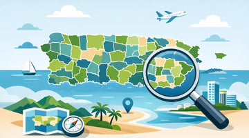 Cómo usar un mapa de pueblos de Puerto Rico