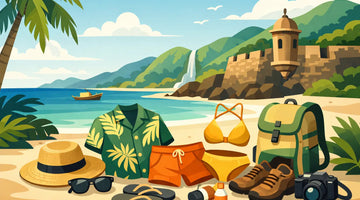 Ropa para playa tropical para explorar Puerto Rico