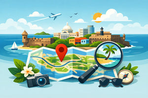 Mapa turístico de San Juan Puerto Rico útil